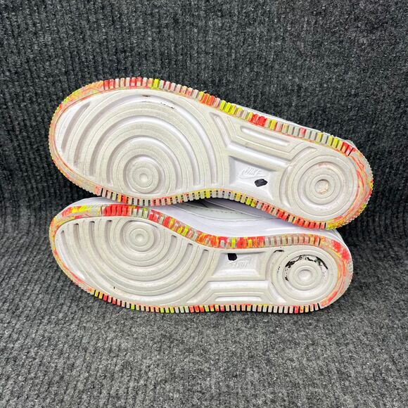 Nike Air Force 1 Jester XX Floral Print Platinum Gray Women’s 10 AV2461-001 - Picture 6 of 8